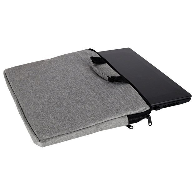 Nešiojamojo kompiuterio krepšys 15,6 colių dėklas portfeliai moteriškas portfeliai vyriškas pilkas 5