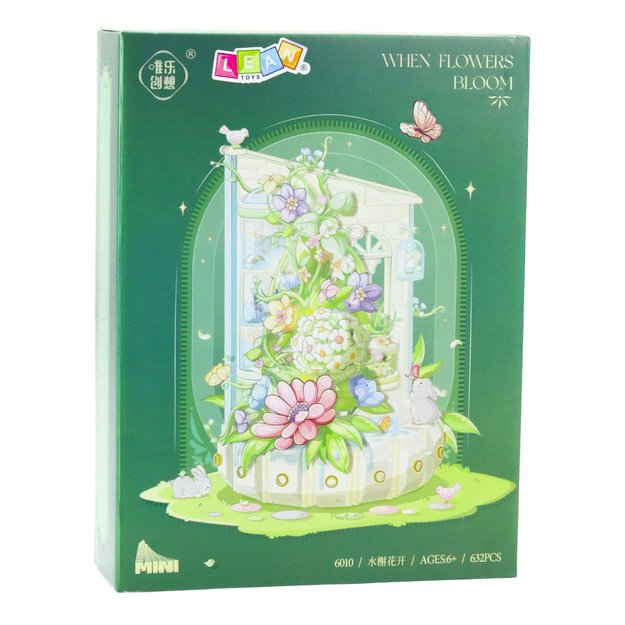 Construction Blocks Floral Composition with LED Light Tower 632 pcs. 2