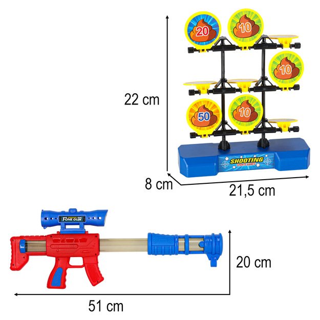 Šaudymas į taikinį judantis taikinys rutulinis pistoletas 36
