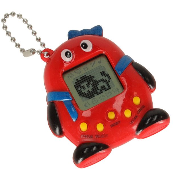 Žaislas Tamagotchi elektroninis žaidimas gyvūnas raudonas