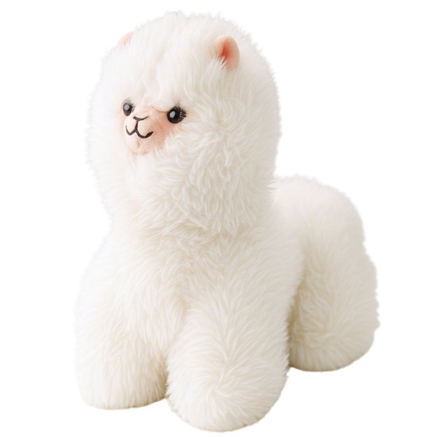 Plush Toy Cuddly Toy Llama White 40 x 40cm