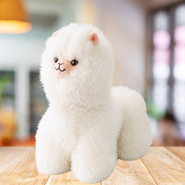Plush Toy Cuddly Toy Llama White 40 x 40cm 1