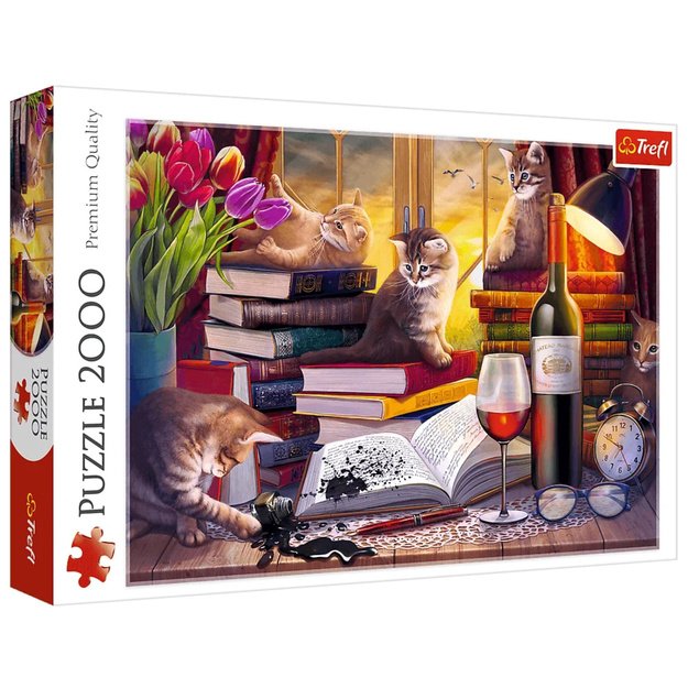 Puzzle - 2000 - Cat s Evening Trefl 27126