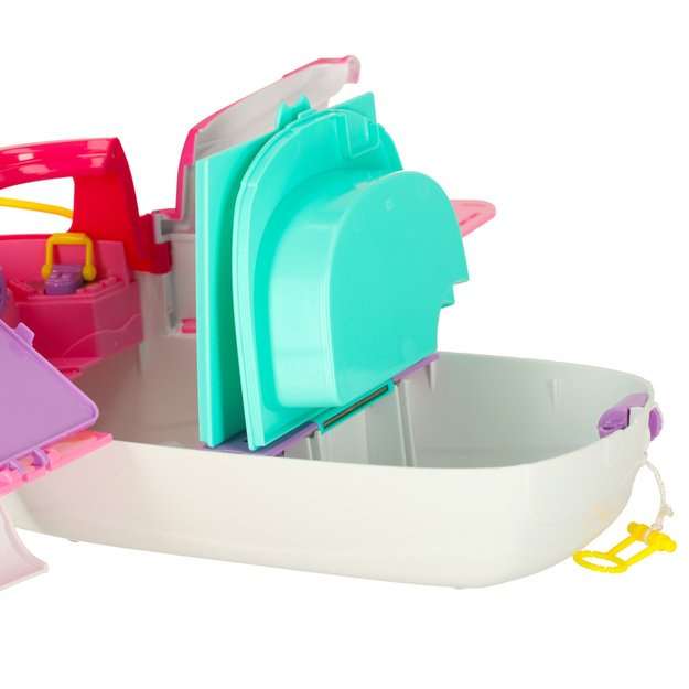 Lėlių valtis vakarėlis jachta išskleidžiama lėlė banglentė 14