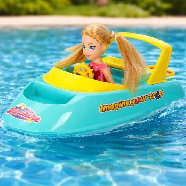 Lėlių valtis vakarėlis jachta i&scaron;skleidžiama lėlė banglentė 17