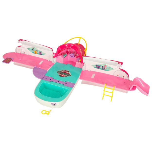 Lėlių valtis vakarėlis jachta išskleidžiama lėlė banglentė 12