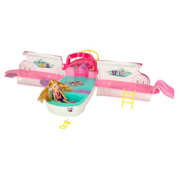 Lėlių valtis vakarėlis jachta išskleidžiama lėlė banglentė 9