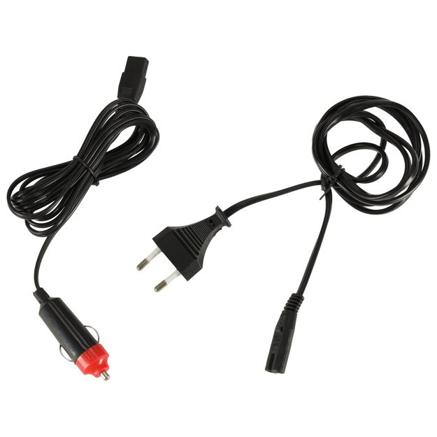 Elektrinis automobilinis mini kelioninis šaldytuvas maistui, kosmetikai, šildymui, šaldymui 2in1, 4L, baltos spalvos 10