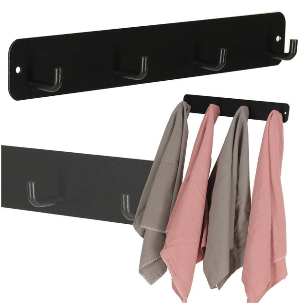 Vonios kambario sieninis kablys juodas