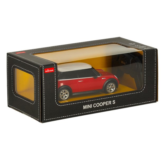Rastar 15000 MINI Cooper S 1:24 raudonas nuotolinio valdymo automobilis 7