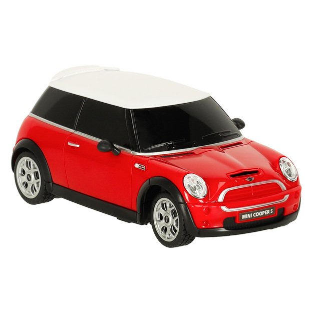 Rastar 15000 MINI Cooper S 1:24 raudonas nuotolinio valdymo automobilis 1