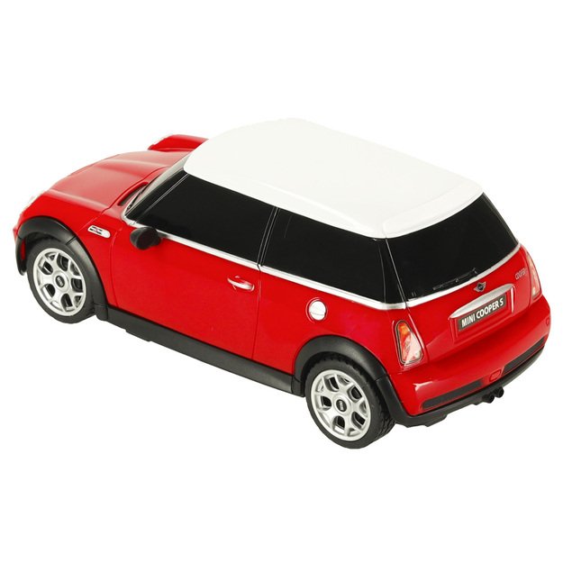 Rastar 15000 MINI Cooper S 1:24 raudonas nuotolinio valdymo automobilis 3