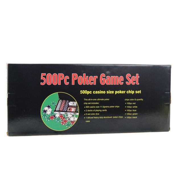 Professional Poker Set, Aluminum Case, 500 pcs. 3