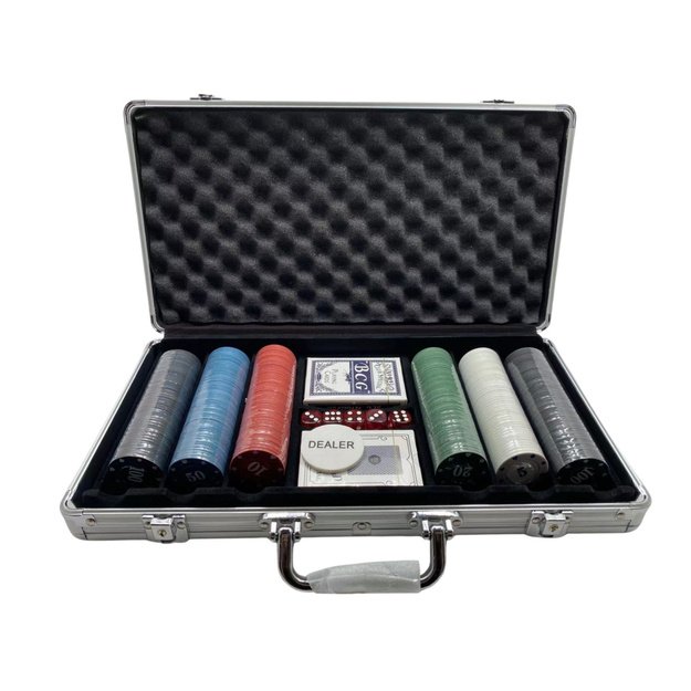 Professional Poker Set, Aluminum Case, 500 pcs. 2