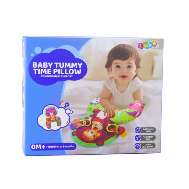 Baby Support Pillow Rustling Mat with Fox Pendants