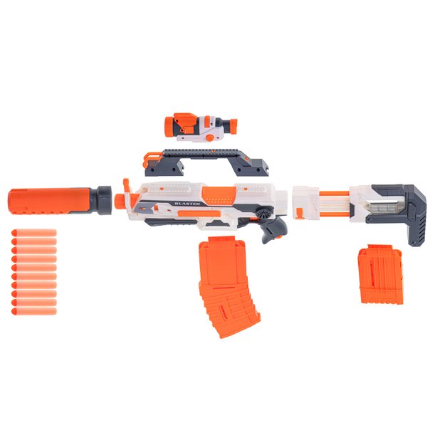 Toy gun with foam darts 4in1