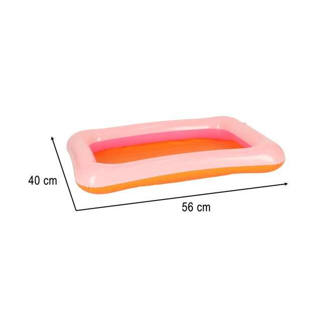 Kinetinis smėlis kibirėlyje 1 kg formelės rožinės spalvos