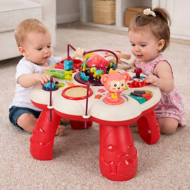 Mokomasis interaktyvusis stalas vaikams su garsiniu raudonu ekranu 1