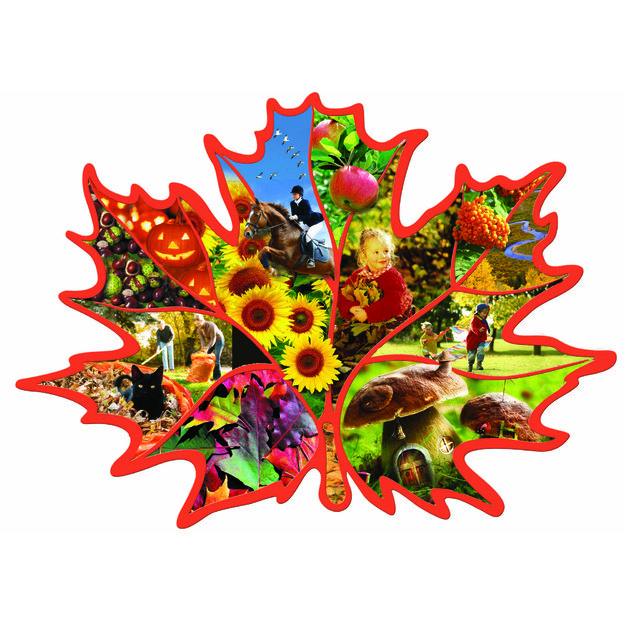 Educational maxi puzzle SEASONS (English), ages 3-6