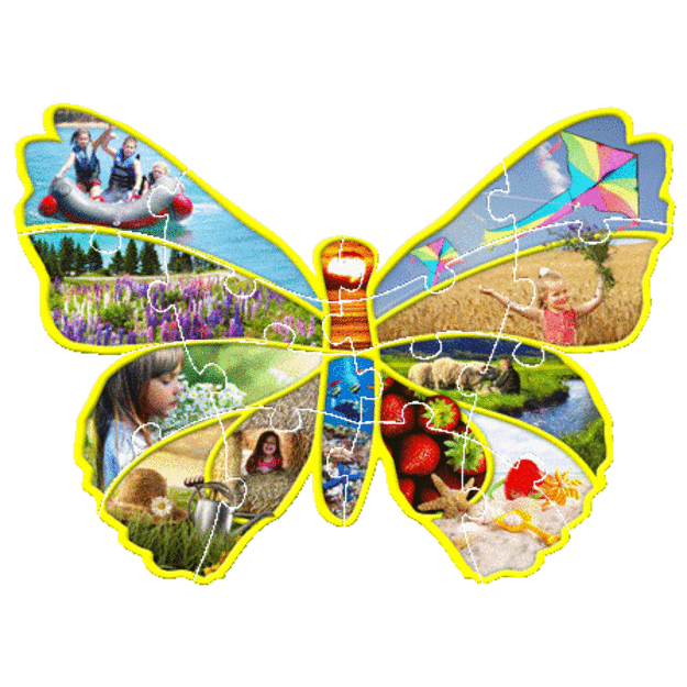 Educational maxi puzzle SEASONS (English), ages 3-6