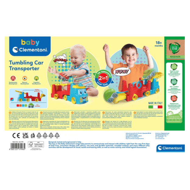 Transporter Tumbling Cars Clementoni 17998 4