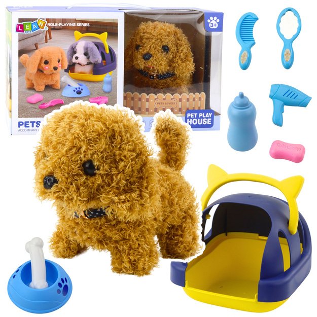 Dog Poodle Interactive Plush Walking Barking Carrier Accessories