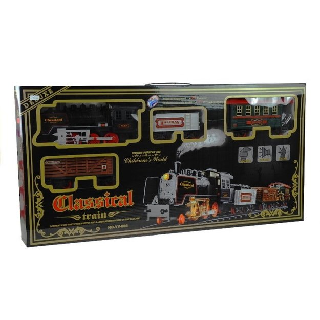 Classic Train Set with Big Wagons 650cm + RAILTRACKS