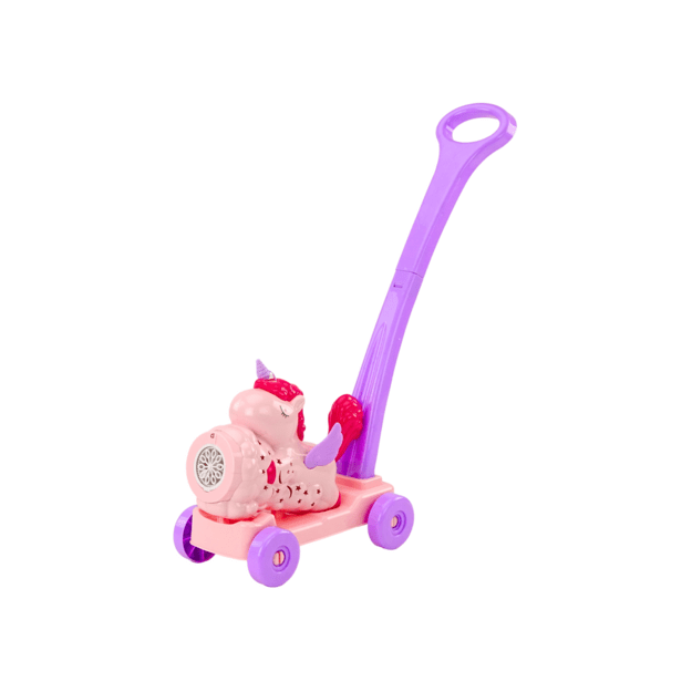 Bubble Machine Ride On Unicorn Lights Sounds Pink 3