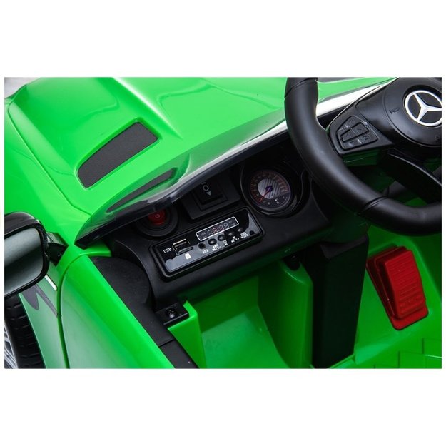 Mercedes GTR Electric Ride On Car - Green 11