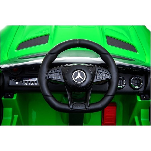 Mercedes GTR Electric Ride On Car - Green 10