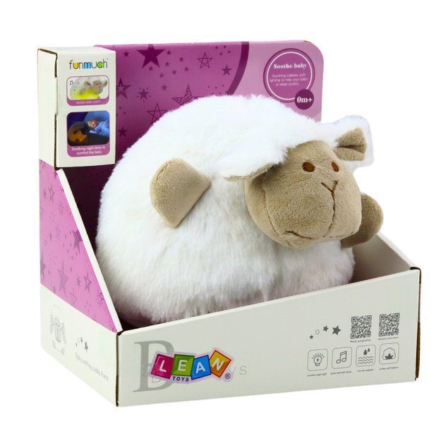 PLIUŠINĖ AVYTĖ SU PROJEKTORIUMI IR MELODIJOMIS – MIEGO ŽAISLAS KŪDIKIAMS 1