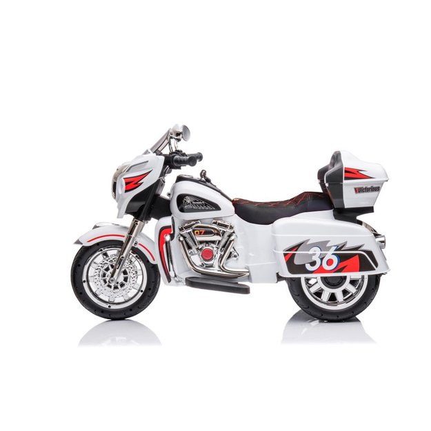 "Goldwing" triratis motociklas su akumuliatoriumi, baltas 11