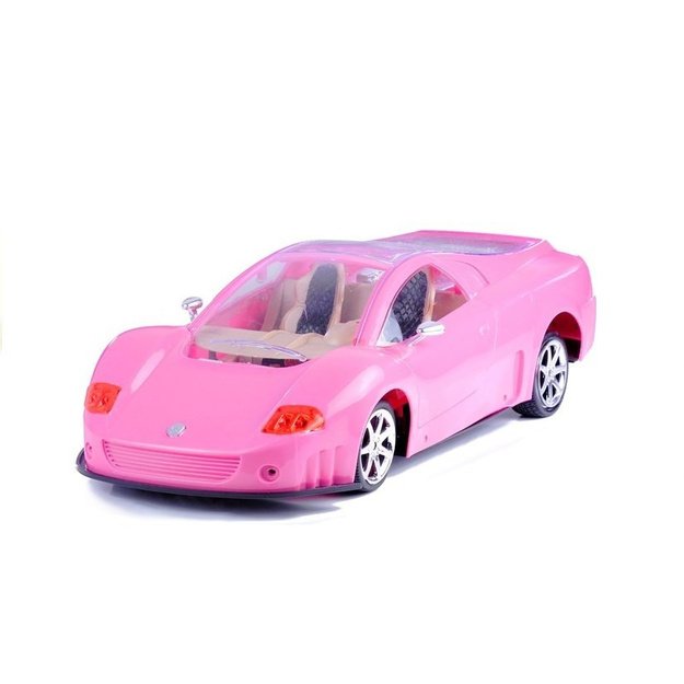 Folded  Large Villa for Dolls 76 cm +  Pink Car + Accessories