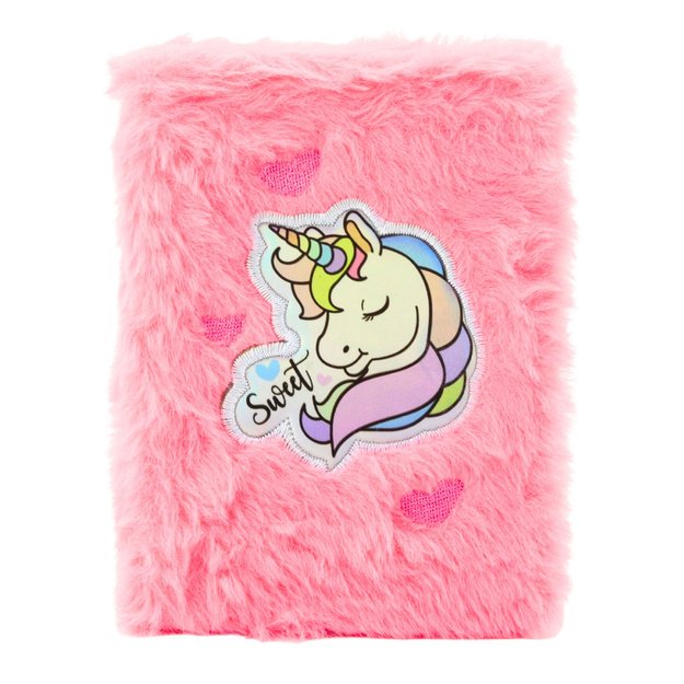 PLIUŠINĖ UŽRAŠŲ KNYGELĖ, 80 PUSLAPIŲ, VIENARAGIS HOLOGRAFINIAME FONE, ROŽINĖ, A6 2