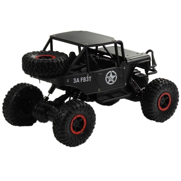 R/C automobilis monstras Jeep 1:18 juodas 5
