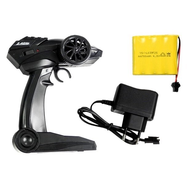 R/C automobilis monstras Jeep 1:18 juodas 4