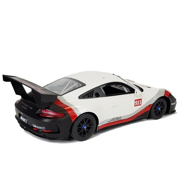 Automobilis R/C Porsche 911 GT3 CUP Rastar 1:14 Baltas 3