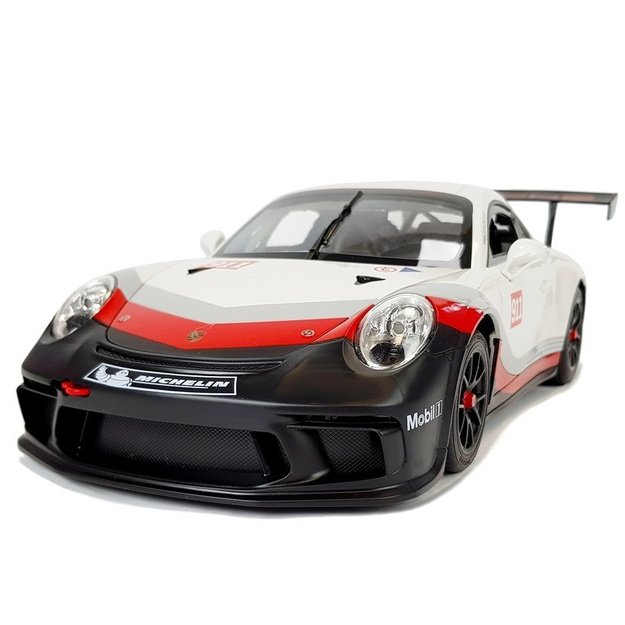 Automobilis R/C Porsche 911 GT3 CUP Rastar 1:14 Baltas 1