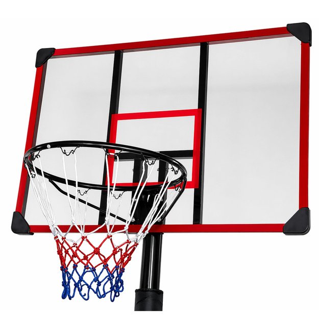 Basketball Basket Mobile Adjustable Stand 200-305cm