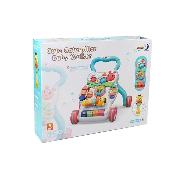 Educational Pusher for a Baby with an Interactive Microphone