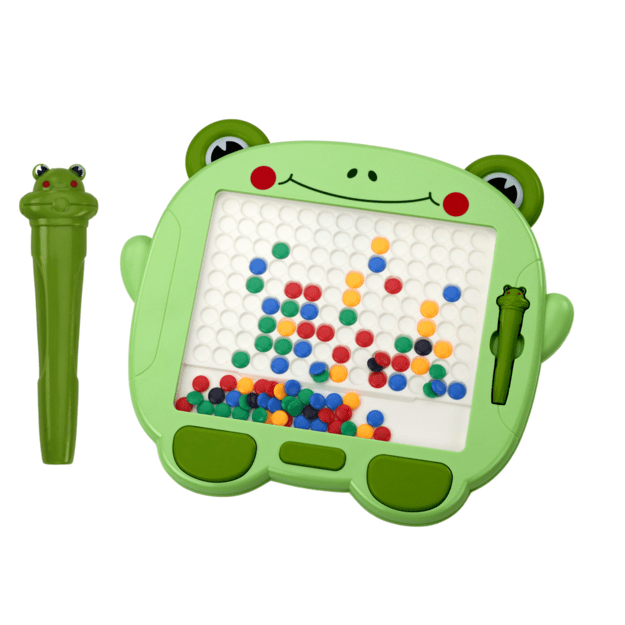 Magnetic Educational Board Frog Stylus Pad Green Beads Puzzle 1