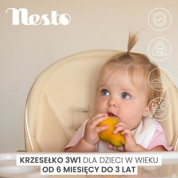 FEEDING CHAIR NESTO PINK 20