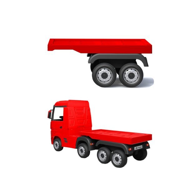 HL358 Mercedes Scania Actros red vehicle semi-trailer