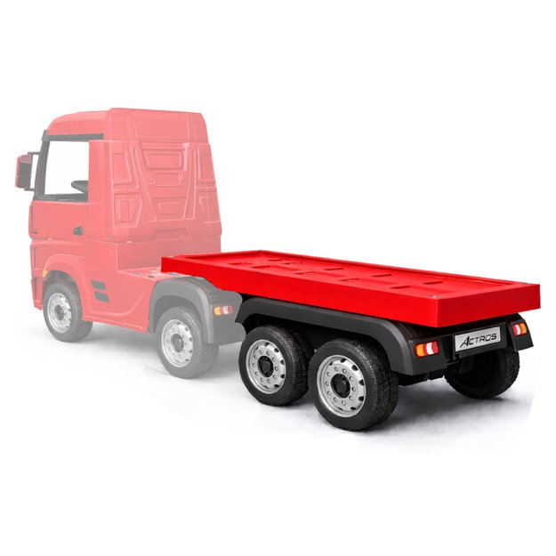 HL358 Mercedes Scania Actros red vehicle semi-trailer