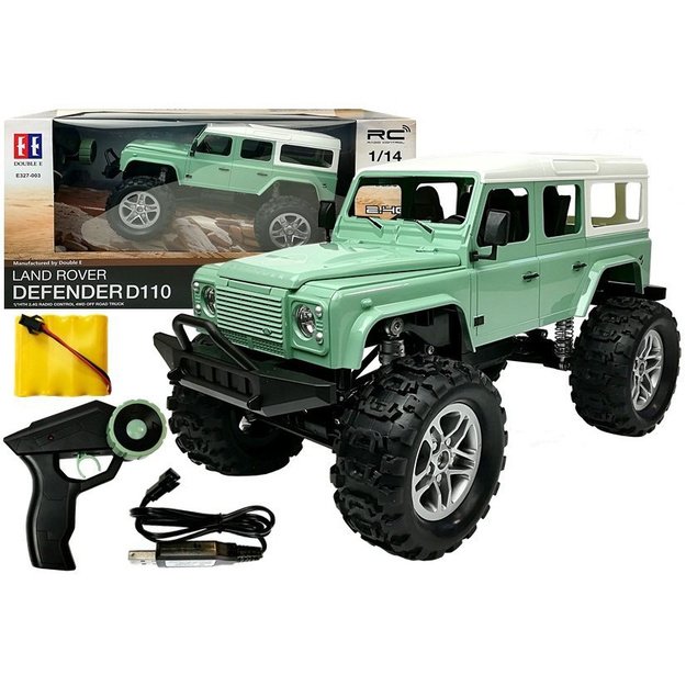 Remote Control Car Jeep R / C Green 7.5 km / h 1:14 2.4G