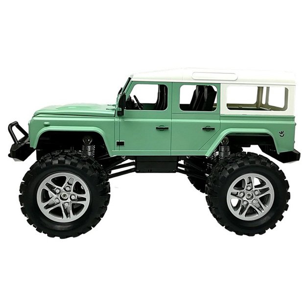 Remote Control Car Jeep R / C Green 7.5 km / h 1:14 2.4G 3