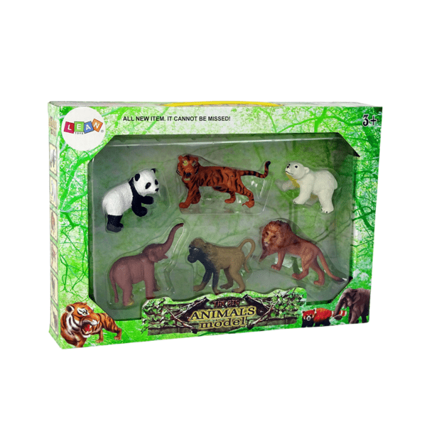 6 laukinių gyvūnų figūrėlių rinkinys Pasaulio gyvūnai 2