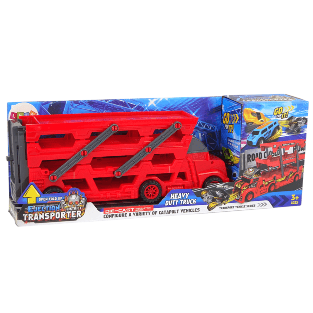 Didelė 3 aukštų sunkvežimio priekaba Heavy Duty Truck su išplečiama automobilio paleidimo rampa 6