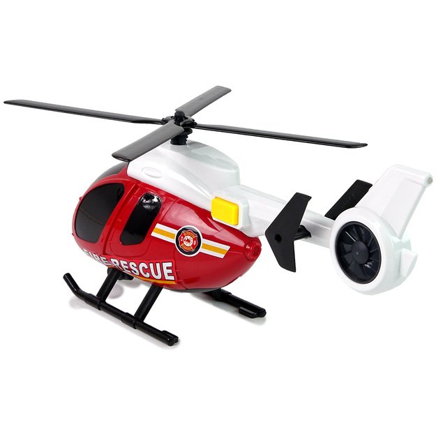 Sraigtasparnis Auto ugniagesių brigados transporto priemonių rinkinys Garsas 9