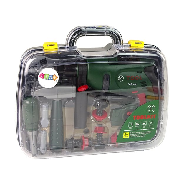 Handyman Set in a Carrying Case Battery Drill Hammer